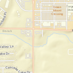 3501-3699 Green Mount Crossing Drive Street Map