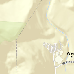 Co Road 25 North West Baden Springs IN Street Map