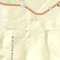 1501 N County Road 550 West, French Lick Street Map