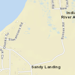 Sandy Landing Delaware Street Map