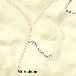 Aukum California Street Map