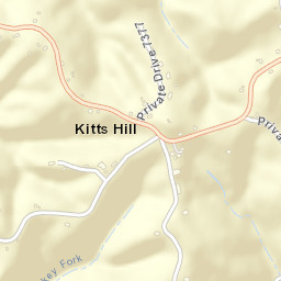 Kitts Hill Ohio Street Map