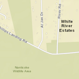 White River Estates Delaware Street Map