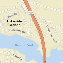 Lakeside Manor Delaware Street Map