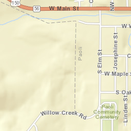 1514 West Main Street, Paoli, IN 47454 Street Map