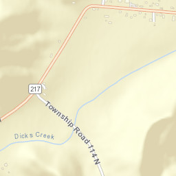 Linnville Ohio Street Map