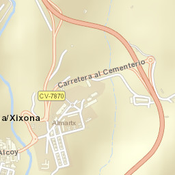 Jijona Street Map