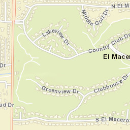 El Macero California Street Map