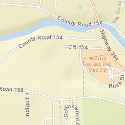 Smeltertown Colorado Street Map