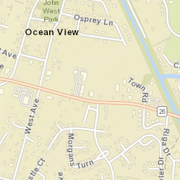 Ocean View Delaware Street Map