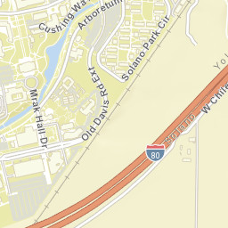 550 Alumni Lane, University of California Davis, Davis Street Map