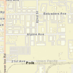 Polk California Street Map