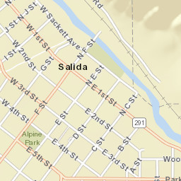 100-120 West 1st Street, Salida, CO 81201 Street Map