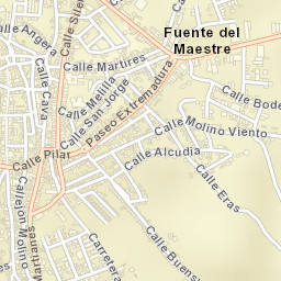 Fuente del Maestre Street Map