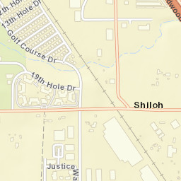 Shiloh California Street Map