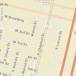 170-198 North Poplar Street, Centralia, IL Street Map