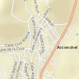 Alconchel Street Map
