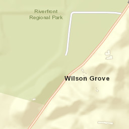 Wilson Grove California Street Map