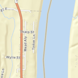 Athalia Ohio Street Map