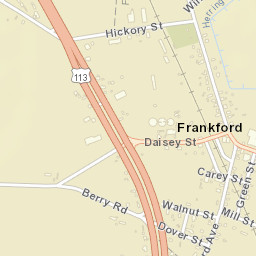 Frankford Delaware Street Map