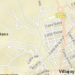 Villajoyosa Street Map
