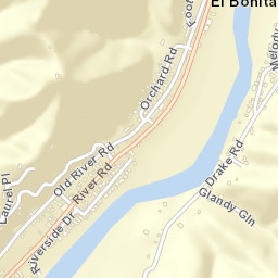 El Bonita California Street Map