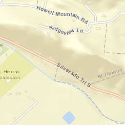 460-720 Silverado Trail S St Helena Street Map
