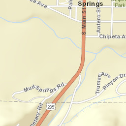 100-198 True Avenue, Poncha Springs, CO Street Map