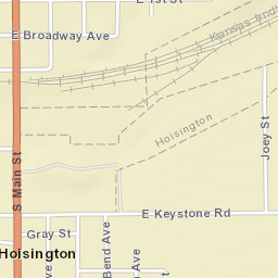 2-298 East Railroad Street, Hoisington, KS Street Map