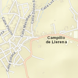 Campillo de Llerena Street Map