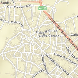 Hinojosa del Duque Street Map