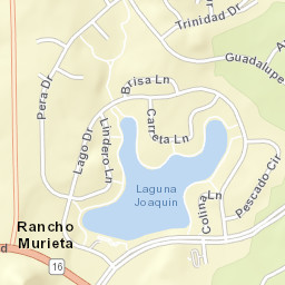 Rancho Murieta California Street Map