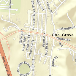 Three Oaks Ohio Street Map