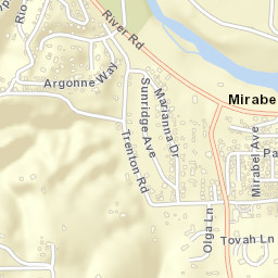Mirabel Park California Street Map