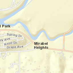 Mirabel Heights California Street Map