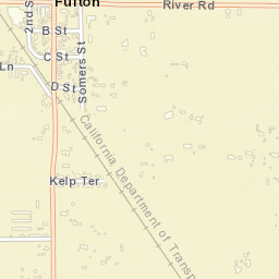 Fulton California Street Map