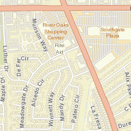 Parkway California Street Map