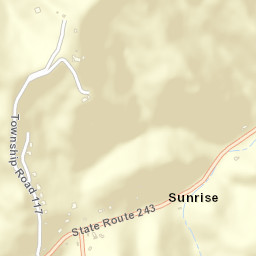 Sunrise Ohio Street Map