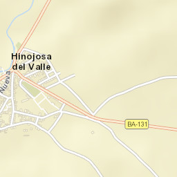 Hinojosa del Valle Street Map