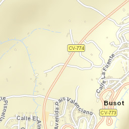Busot Street Map