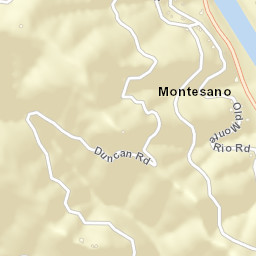 Montesano California Street Map