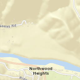 Northwood Heights California Street Map
