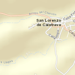 San Lorenzo de Calatrava Street Map