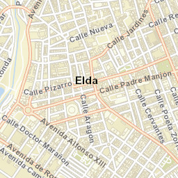 Elda Street Map