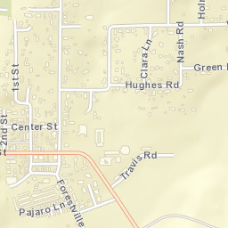 Forestville California Street Map