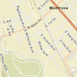 Montrose Street Map