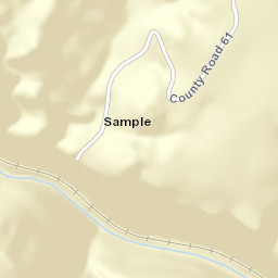 Sample Colorado Street Map