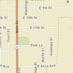 153 West Alice Avenue, Scott City, KS 67871 Street Map