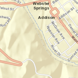 100-112 Baker Street, Webster Springs, WV Street Map