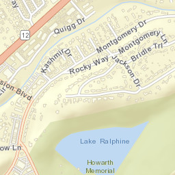 Bak California Street Map